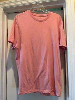 J. Crew Men's Short-Sleeve Crewneck Tee in Soft Pink